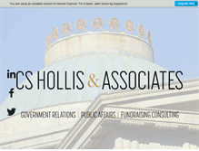 Tablet Screenshot of cshollis.com